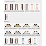 Drzwi stalowe KMT PLUS DWUSKRZYDŁOWE - zewnętrzne przeszklone