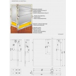 Drzwi stalowe KMT PLUS DWUSKRZYDŁOWE - zewnętrzne przeszklone